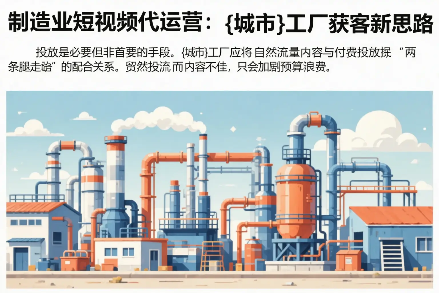 制造业短视频代运营：临汾工厂获客新思路