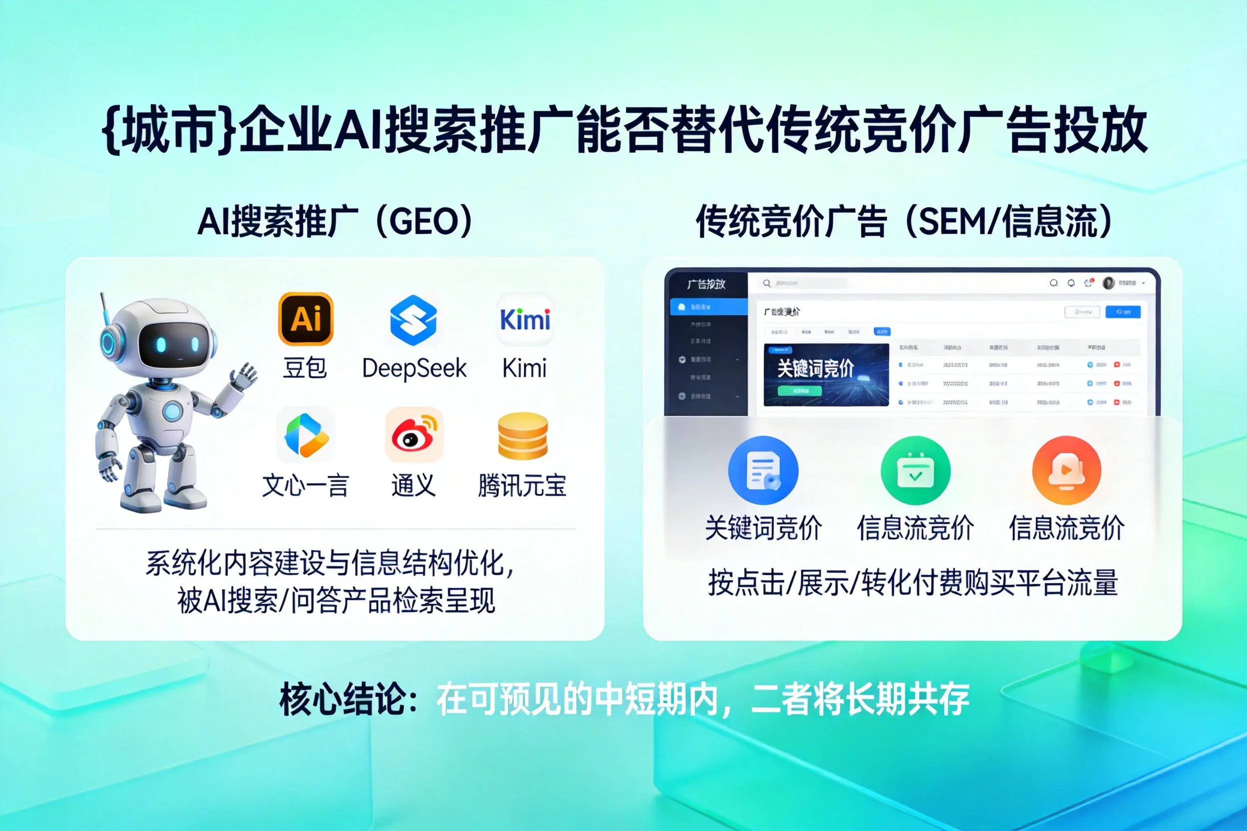 临汾企业AI搜索推广能否替代传统竞价广告投放