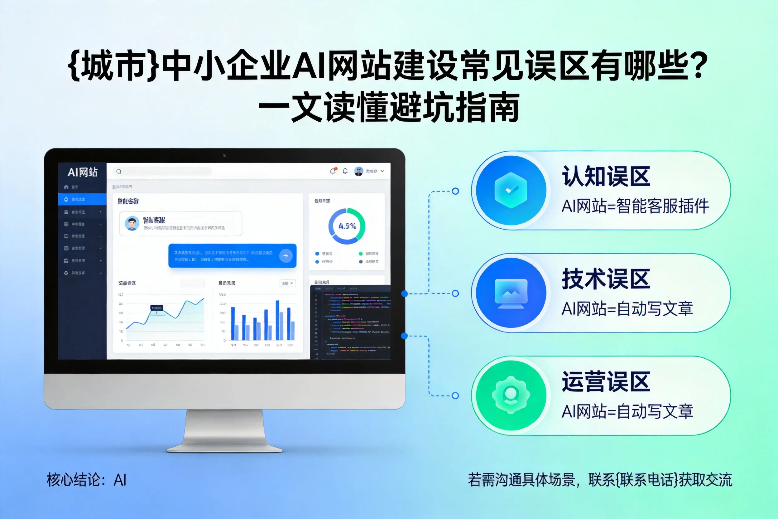 临汾中小企业AI网站建设常见误区有哪些？一文读懂避坑指南
