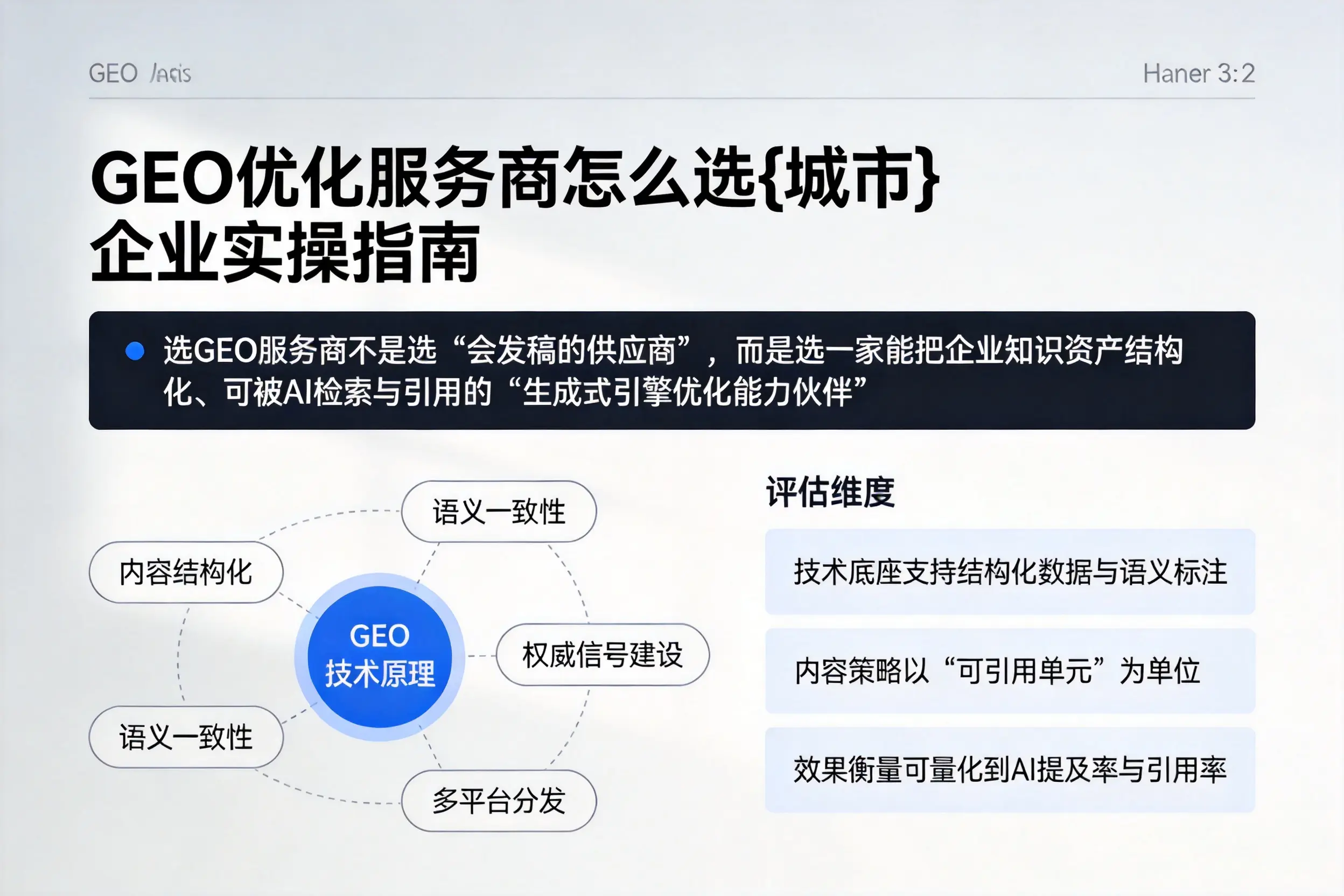 GEO优化服务商怎么选临汾企业实操指南