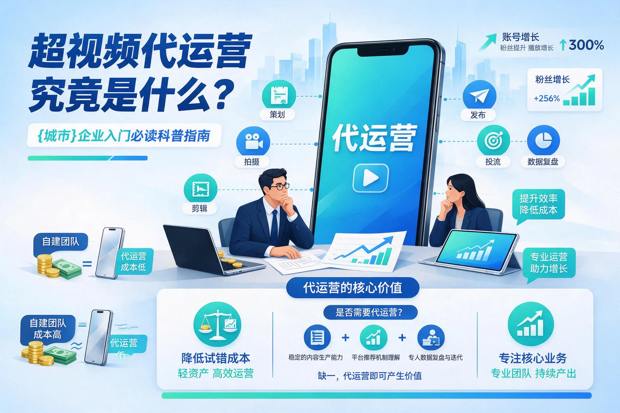 短视频代运营究竟是什么？临汾企业入门必读科普指南