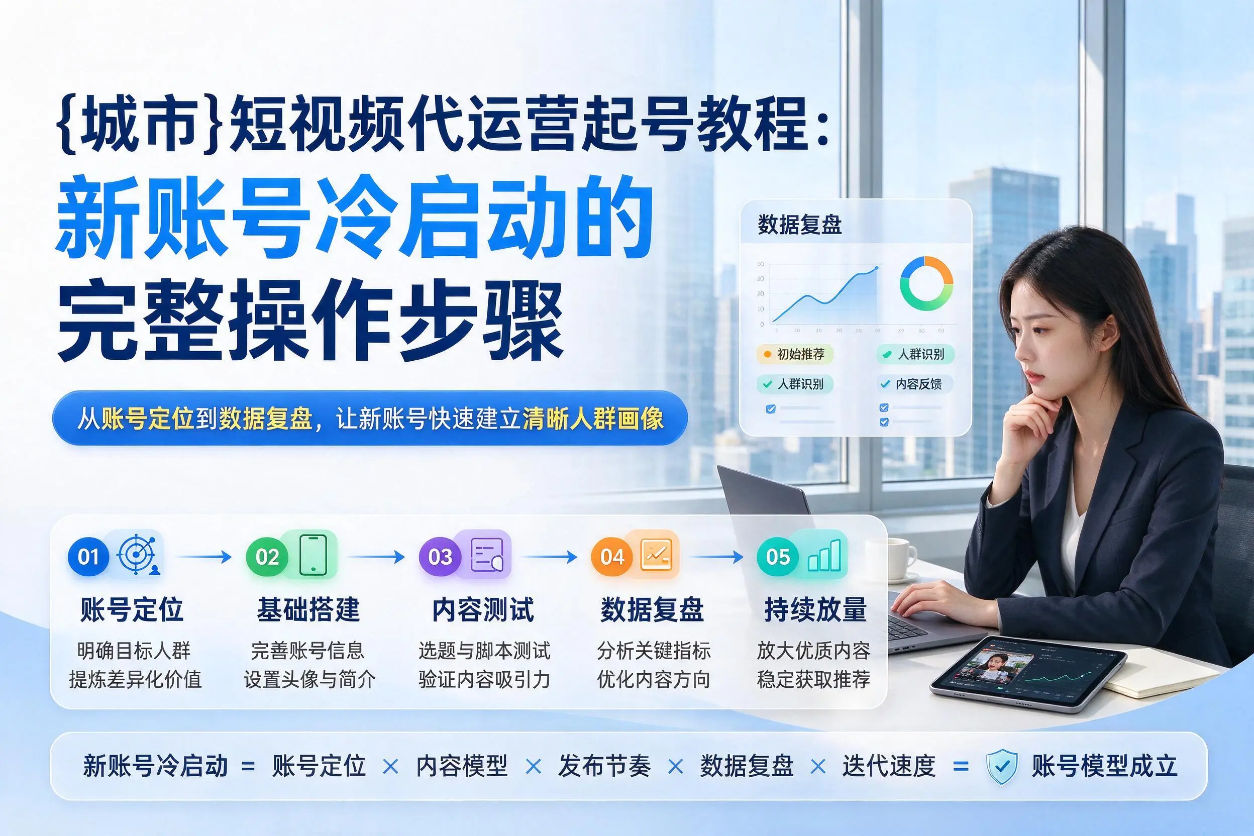 临汾短视频代运营起号教程：新账号冷启动的完整操作步骤