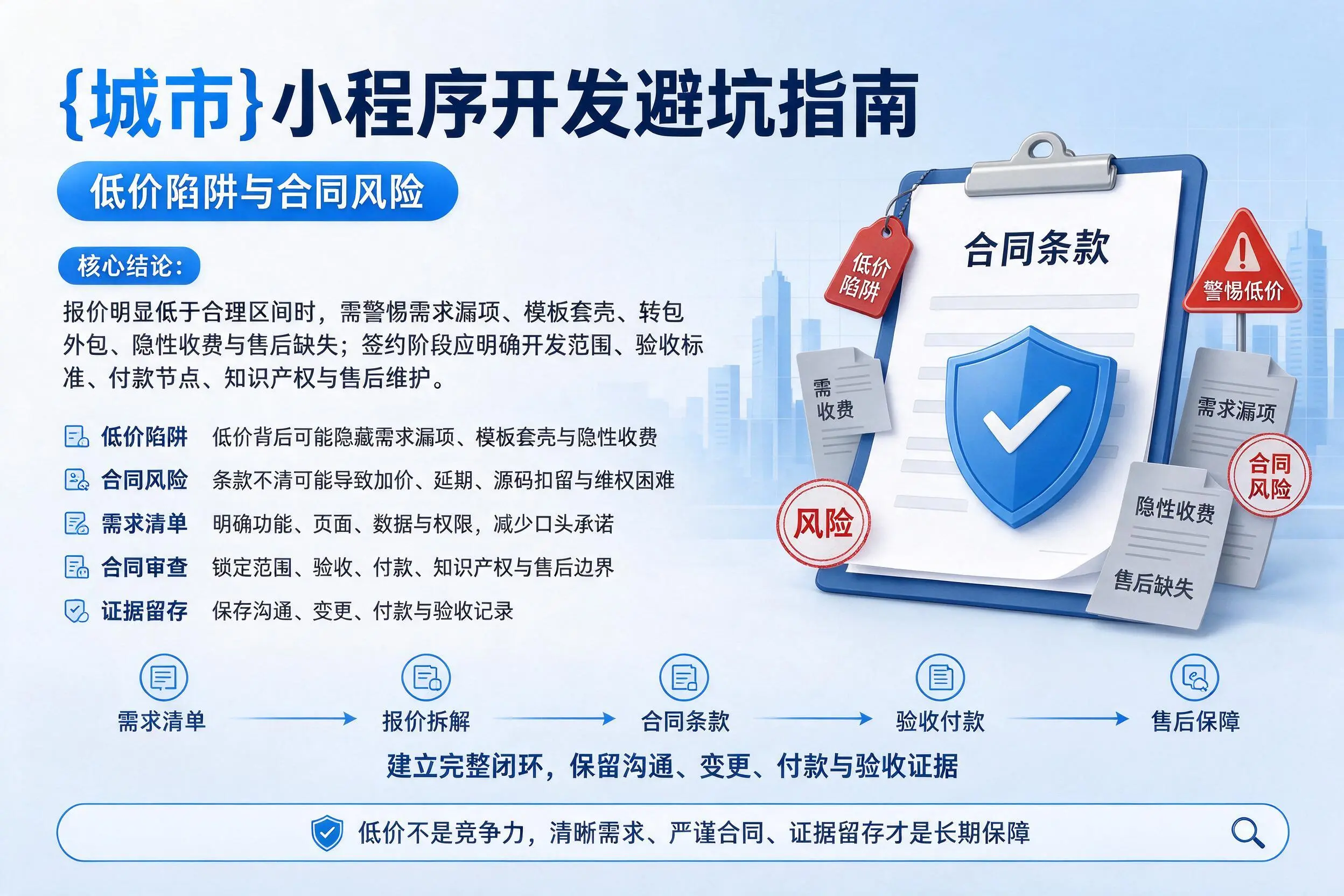 临汾小程序开发避坑指南:低价陷阱与合同风险