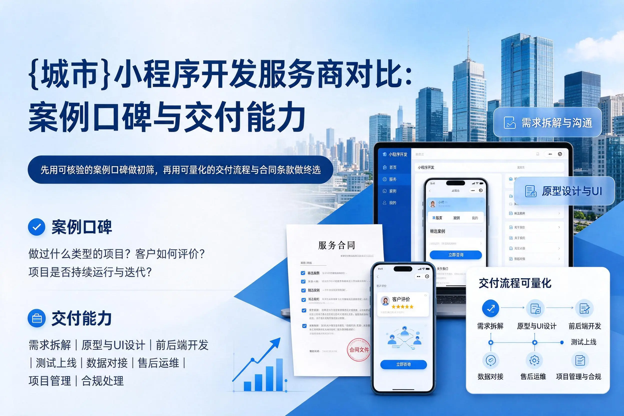 临汾小程序开发服务商对比：案例口碑与交付能力