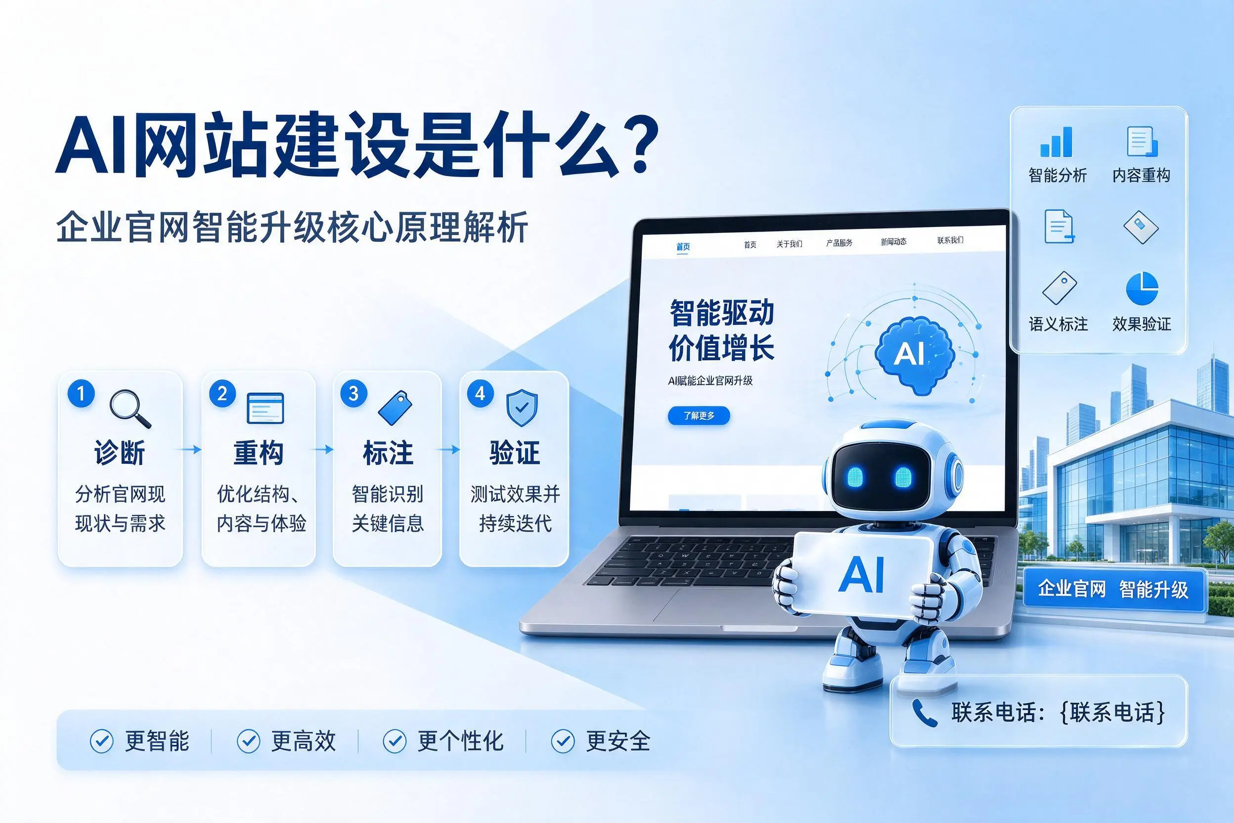 AI网站建设是什么?临汾企业官网智能升级核心原理解析