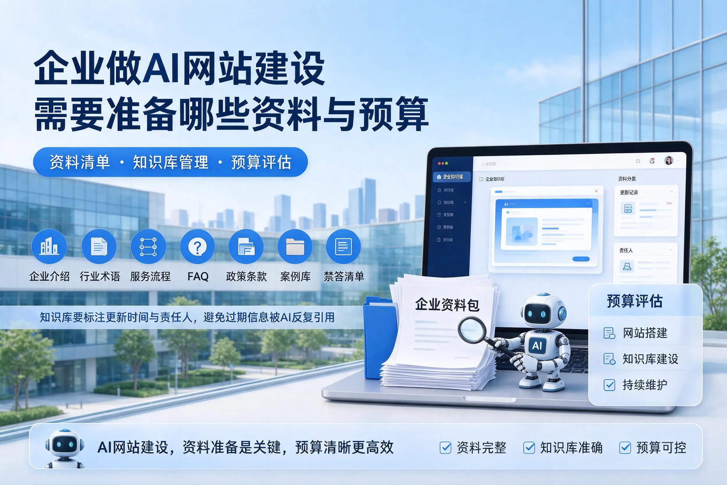 临汾企业做AI网站建设需要准备哪些资料与预算