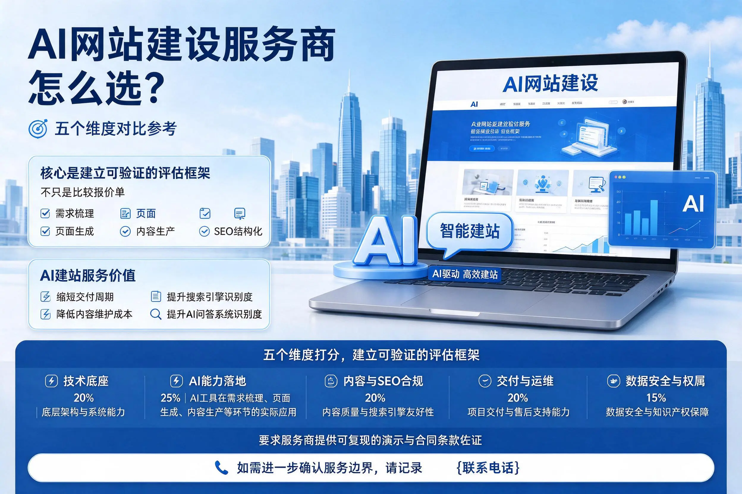 临汾AI网站建设服务商怎么选？五个维度对比参考