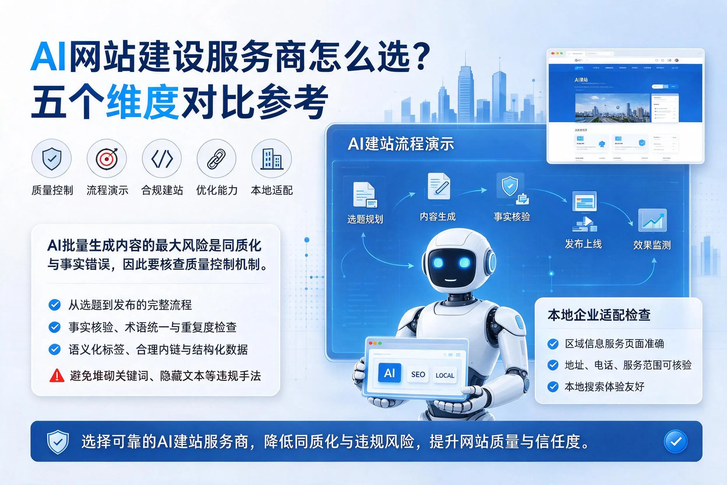 临汾AI网站建设服务商怎么选？五个维度对比参考