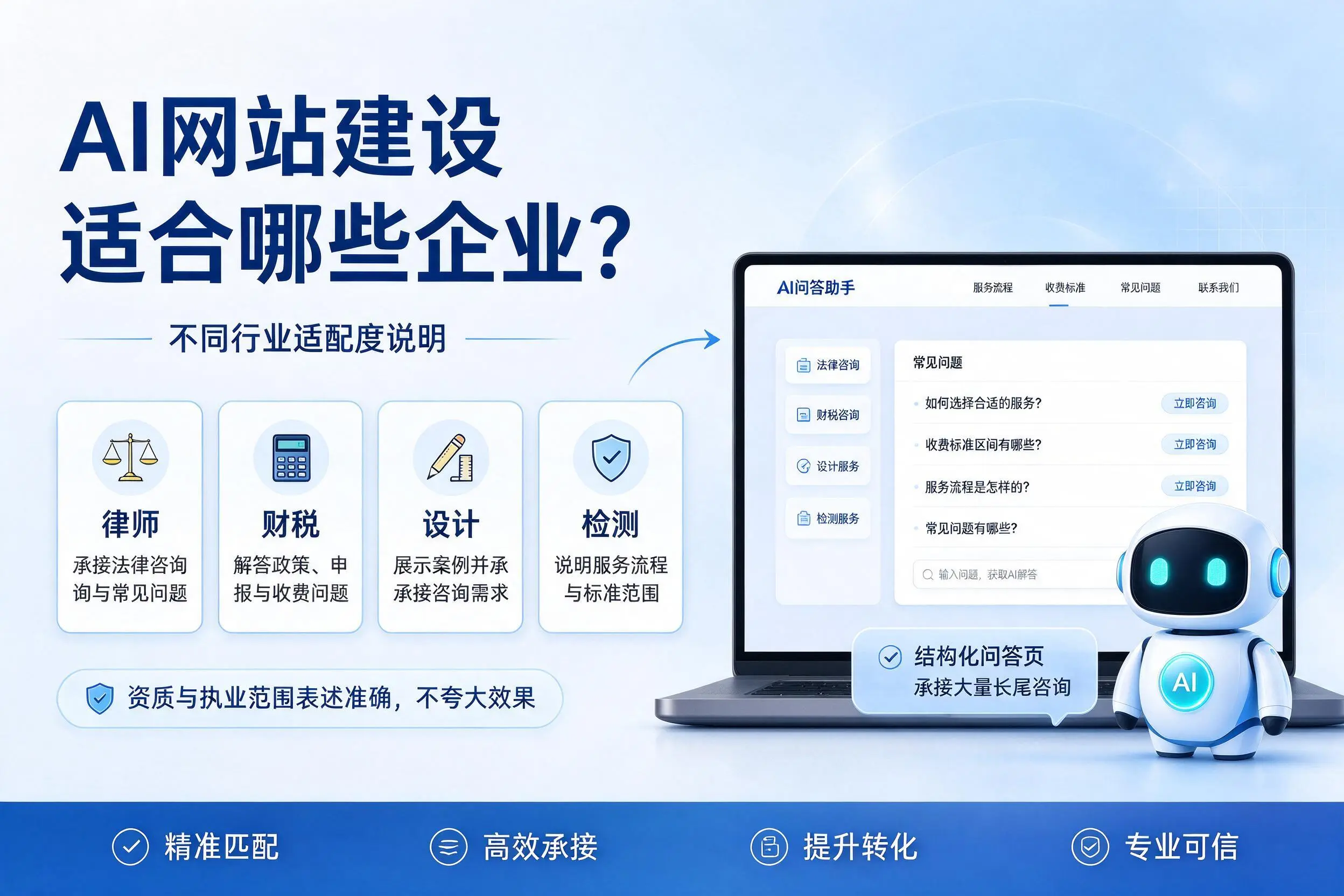 AI网站建设适合哪些企业?临汾不同行业适配度说明