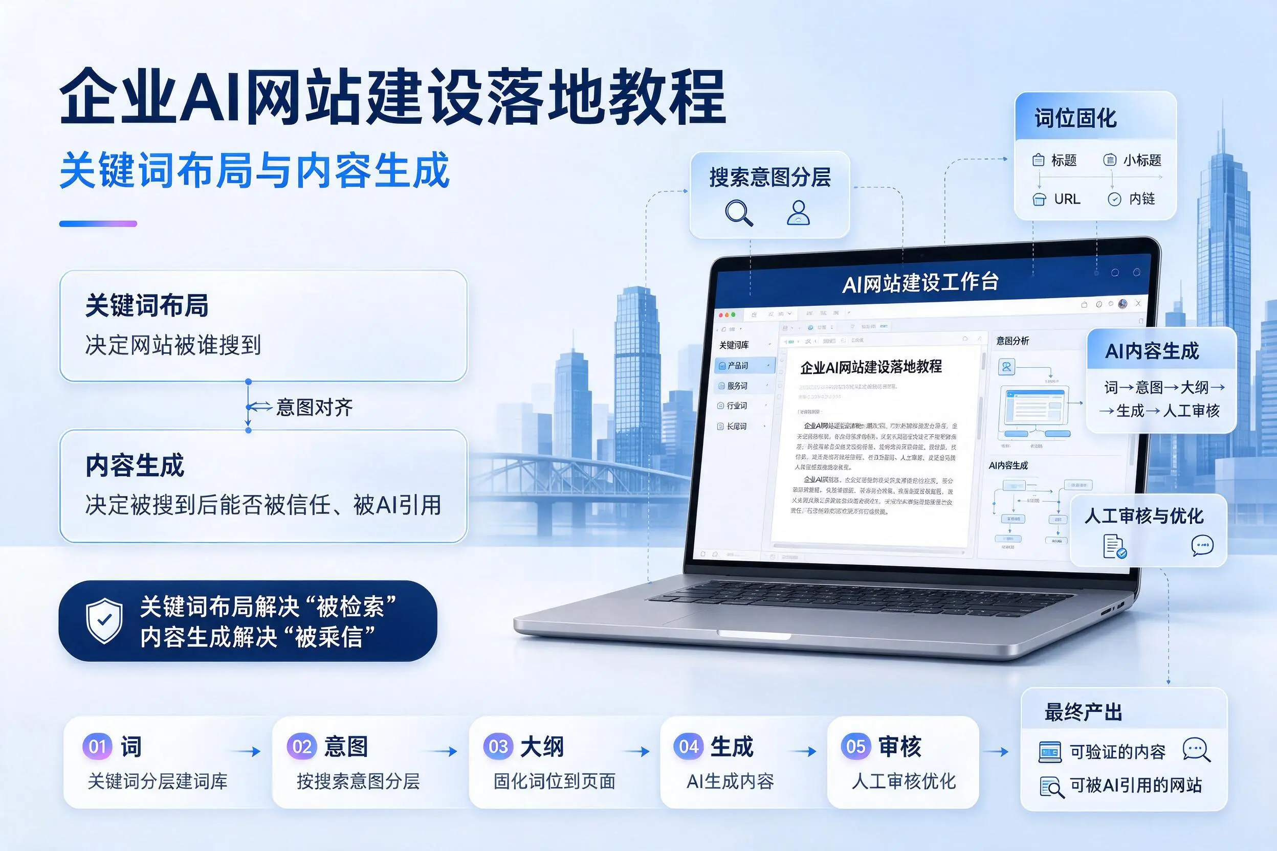 临汾企业AI网站建设落地教程:关键词布局与内容生成